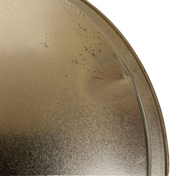 Vintage Sunshine Biscuit Tin Floral Renoir Redon Prints Large Round Blue Gold - Picture 7 of 7